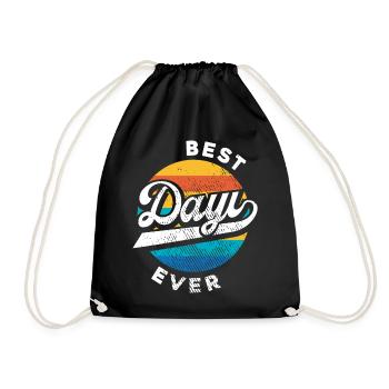 Meilleur cadeau rétro de l'oncle turc Dayi jamais TS - Sac de sport léger - noir - Devant
