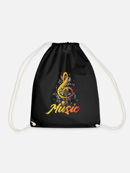 Musik - Turnbeutel - Schwarz
