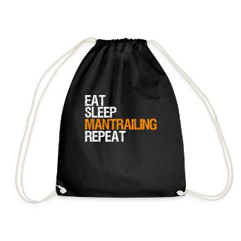 Mantrailing manger répétition de sommeil - Sac de sport léger - noir - Devant