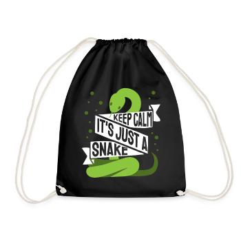 C'est juste un serpent serpent herpétologie Ge - Sac de sport léger - noir - Devant
