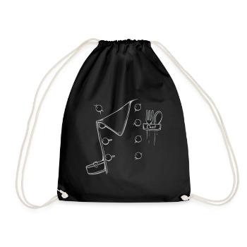Chef Jacket Replacement - Drawstring Bag - black - Front