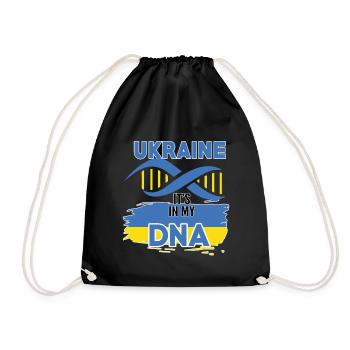 L'Ukraine est dans mon ADN - Sac de sport léger - noir - Devant