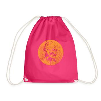 Grungy Gandhi - Sac de sport léger - fuchsia - Devant