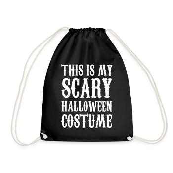 Halloween Halloween costume Halloween pumpkin - Drawstring Bag - black - Front
