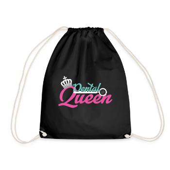 Dentiste dentiste dent dents dents cadeau dentaire - Sac de sport léger - noir - Devant