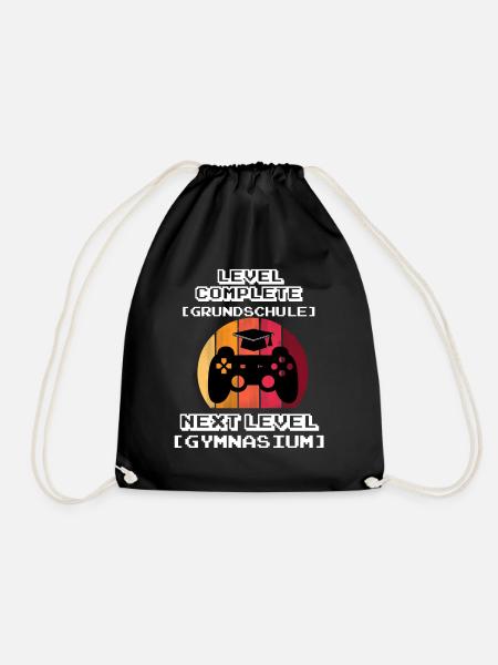 Gymi Einschulung Gymnasium 5. Klasse Geschenk - Turnbeutel - Schwarz