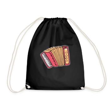 Accordéon - Sac de sport léger - noir - Devant