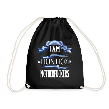 JE SUIS Pontios Matherf ...... p - Sac de sport léger - noir - Devant