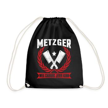 Metzger Weil Chirurg Jeder Kann - Turnbeutel - Schwarz - Vorne