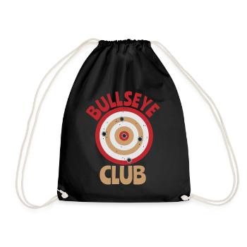 Gift for archery for target shooting - Drawstring Bag - black - Front