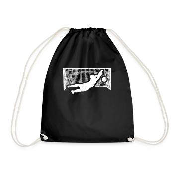 goalkeeper - Drawstring Bag - black - Front