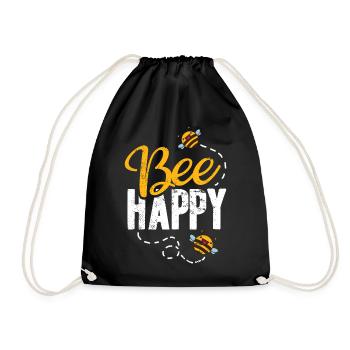 BEE HAPPY | Apiculteurs Apiculture Apiculture Abeilles Fan W - Sac de sport léger - noir - Devant