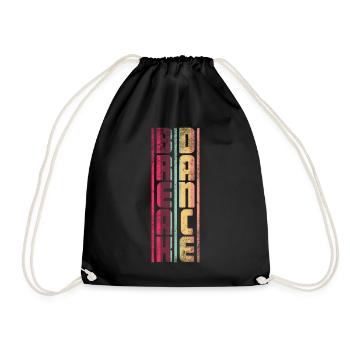 Breakdance Danse Hip Hop Rap 80 années 90 - Sac de sport léger - noir - Devant