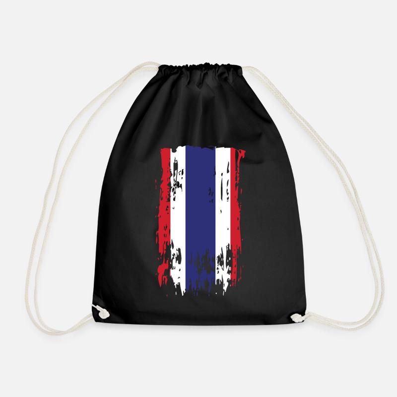 Thailand Thailand Thailand - Drawstring Bag - black