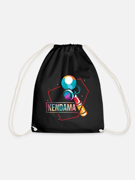 Kendama Japan Kromkendama - Drawstring Bag - black