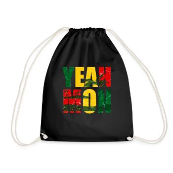 Jamaïque Vacances aux Caraïbes Jamaïque Rasta Reagge Gift - Sac de sport léger - noir - Devant