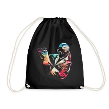 Chemical laboratory technician - Drawstring Bag - black - Front
