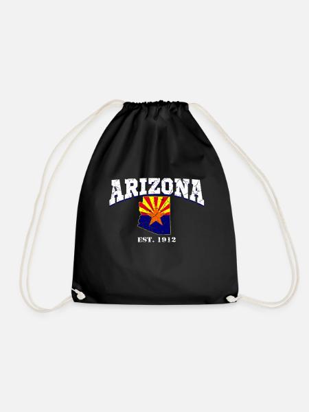 Arizona USA - Turnbeutel - Schwarz
