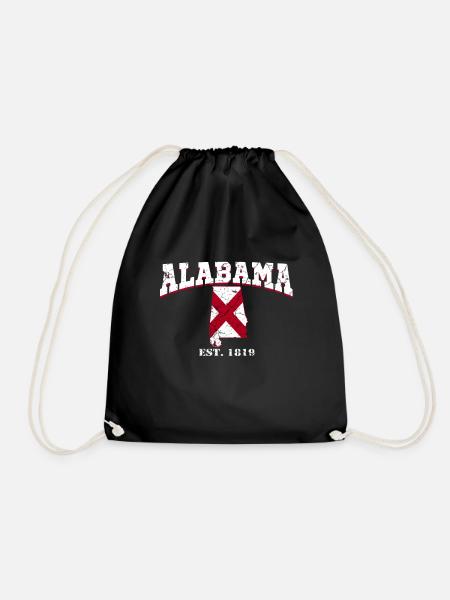 Alabama est. 1819 - Turnbeutel - Schwarz