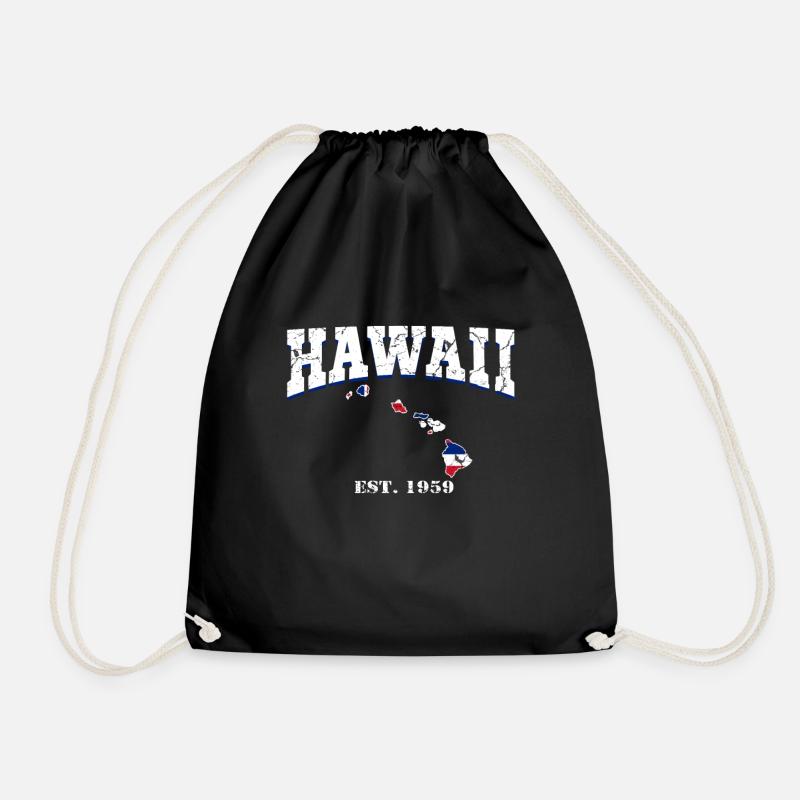 Hawaii - Turnbeutel - Schwarz