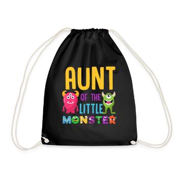 Cadeau d'anniversaire de Noël de la famille tante - Sac de sport léger - noir - Devant