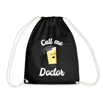 Call Me Doctor Graduation Vintage 2020 - Drawstring Bag - black - Front