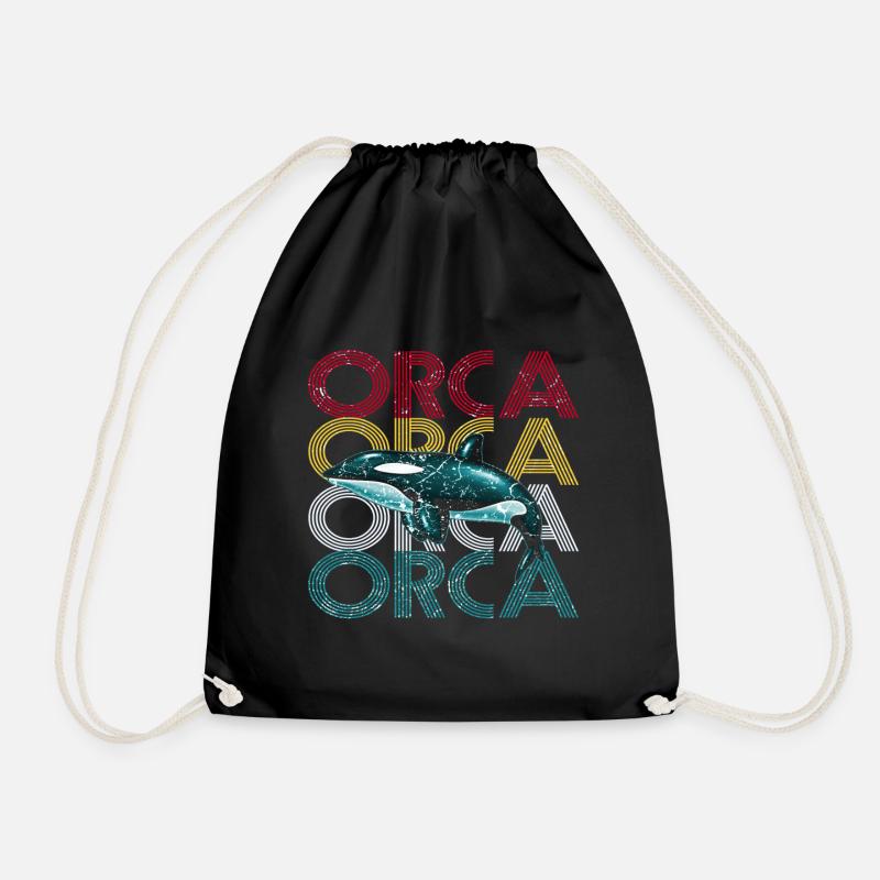Orca - Turnbeutel - Schwarz