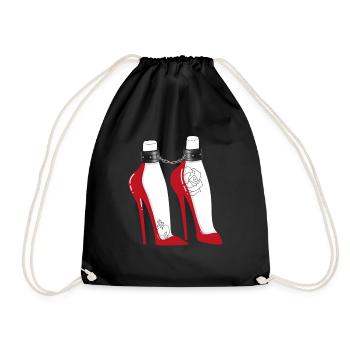 BDSM High Heels Lack Dom Sub Fetisch Kinky Sex - Sac de sport léger - noir - Devant