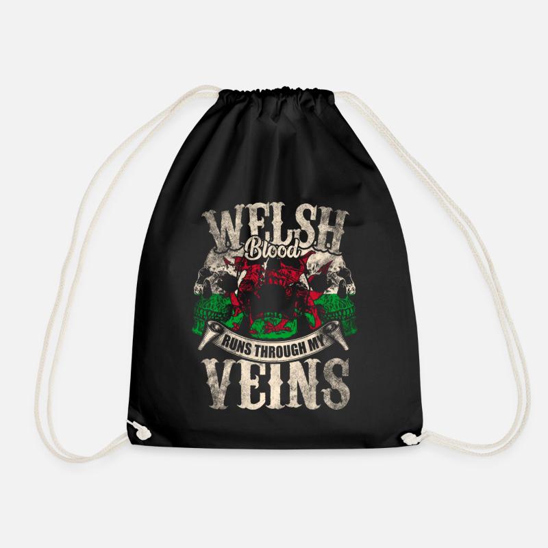 Wales - Turnbeutel - Schwarz
