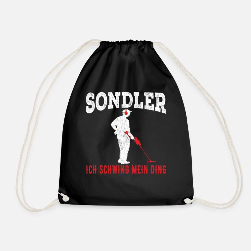 Sondler I swing my thing - Drawstring Bag - black