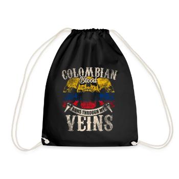 Colombie - Sac de sport léger - noir - Devant