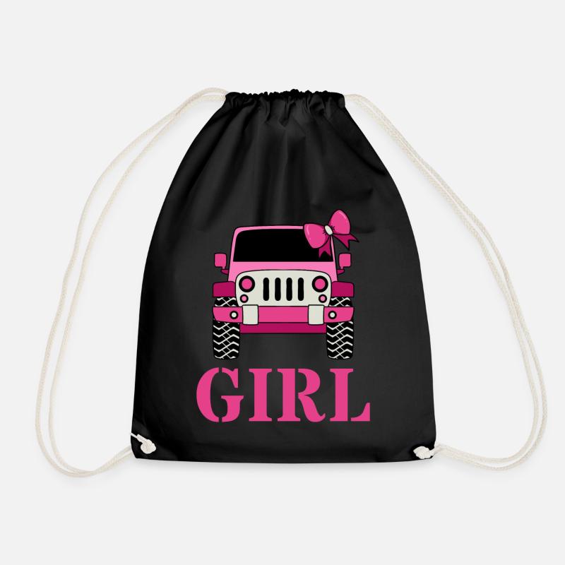 Off Road Girl - Turnbeutel - Schwarz