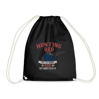 Hunt Hunting - Drawstring Bag - black - Front