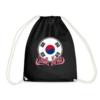 Corée du Sud Corée du Sud - Sac de sport léger - noir - Devant
