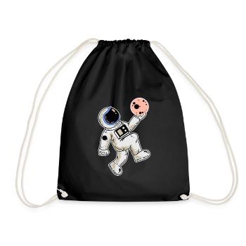 Planète astronaute - Sac de sport léger - noir - Devant