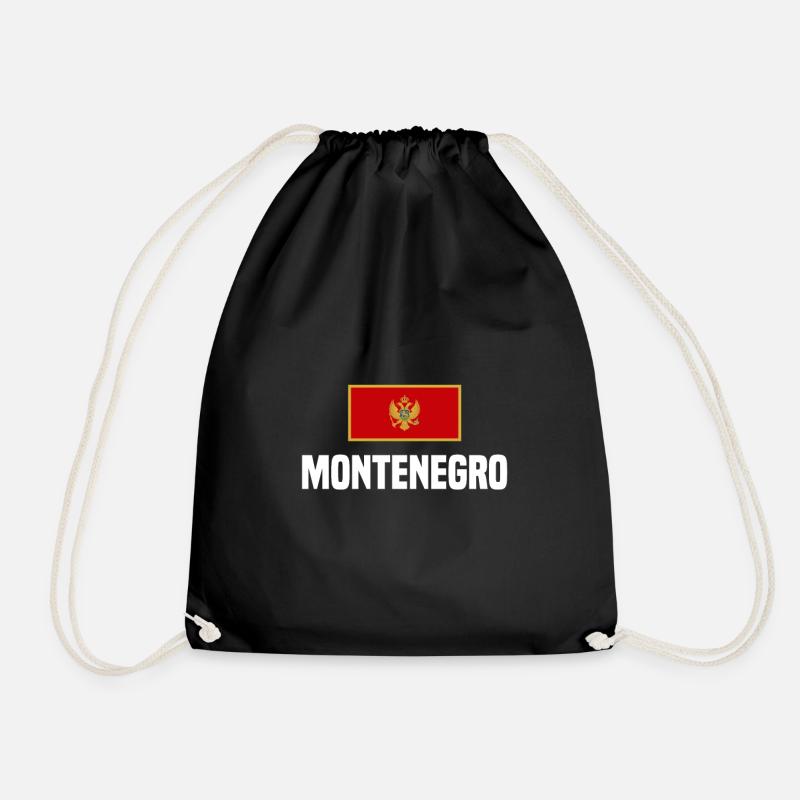 Montenegro! - Turnbeutel - Schwarz