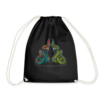 Dragon dragon chinois chine asie - Sac de sport léger - noir - Devant