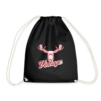 Cadeau vintage orignal - Sac de sport léger - noir - Devant