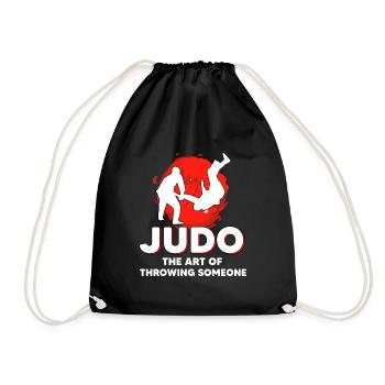 Judo - Turnbeutel - Schwarz - Vorne