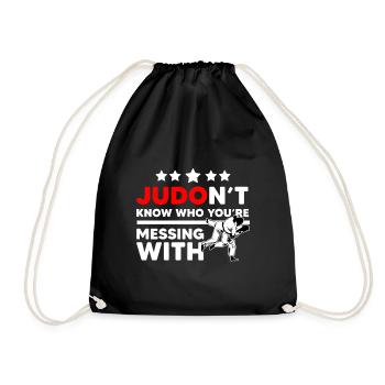 Judo - Drawstring Bag - black - Front