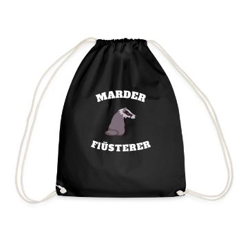 Marder Flüsterer - Turnbeutel - Schwarz - Vorne