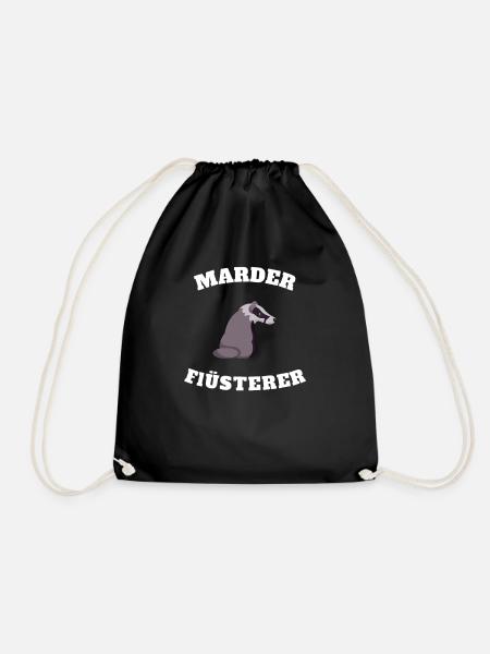 Marder Flüsterer - Turnbeutel - Schwarz