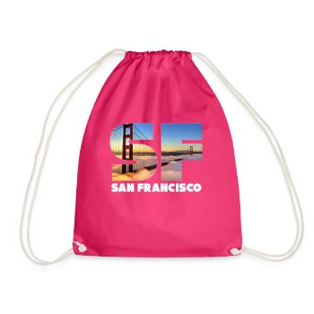 San Francisco - Turnbeutel - Fuchsia - Vorne