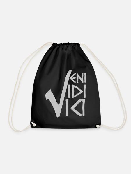 VENI VIDI VICI - Turnbeutel - Schwarz