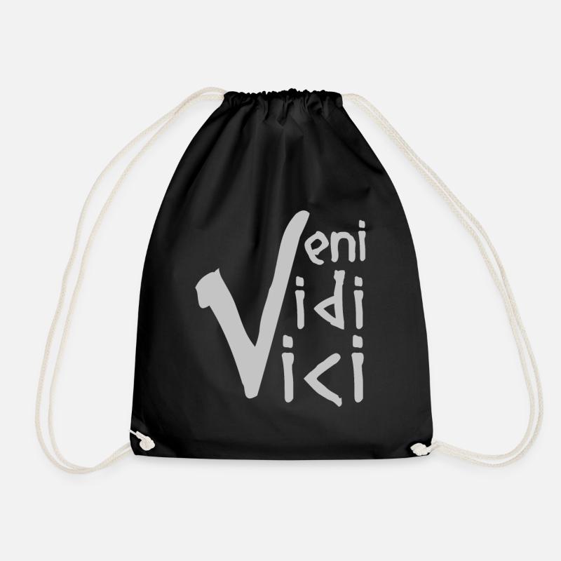 VENI VIDI VICI - Turnbeutel - Schwarz
