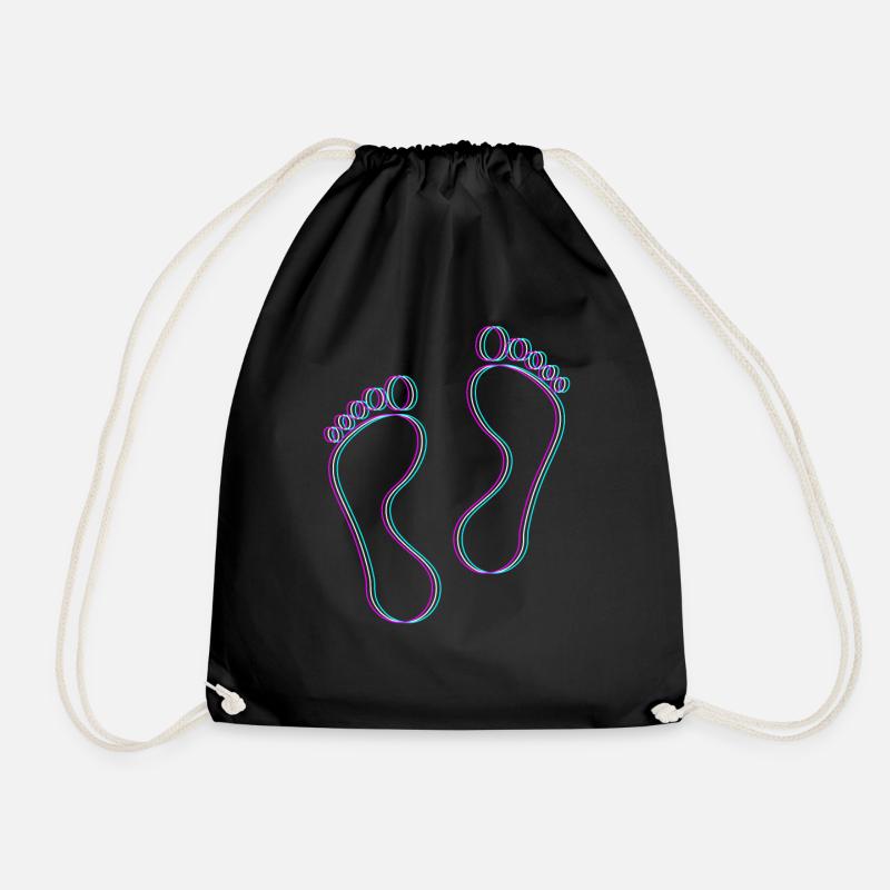 Fußpflege Pediküre Podologe Nagelstudio Geschenk - Turnbeutel - Schwarz