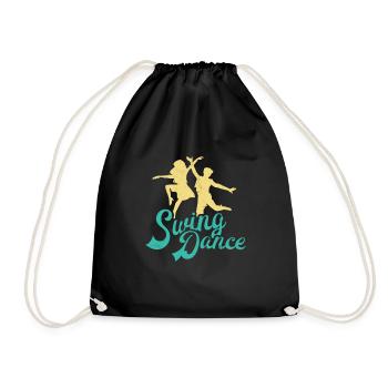 Swing Dance - Turnbeutel - Schwarz - Vorne