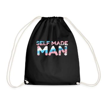 Homme transgenre autodidacte - Sac de sport léger - noir - Devant