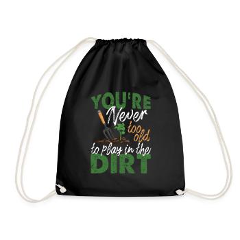 Funny Gardener Garden Hobyygärtner Gift - Drawstring Bag - black - Front