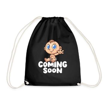 Cadeau amusant Pour les futurs parents et les femmes enceintes - Sac de sport léger - noir - Devant